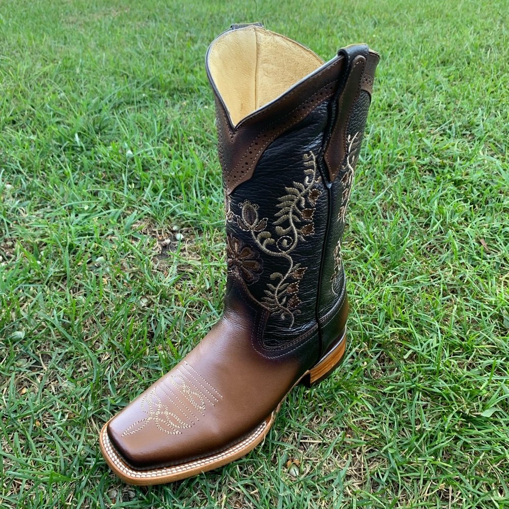 Women's Mexican Handcraft Cowgirl Western Rodeo Boots Bota Mujer Vaquera 701